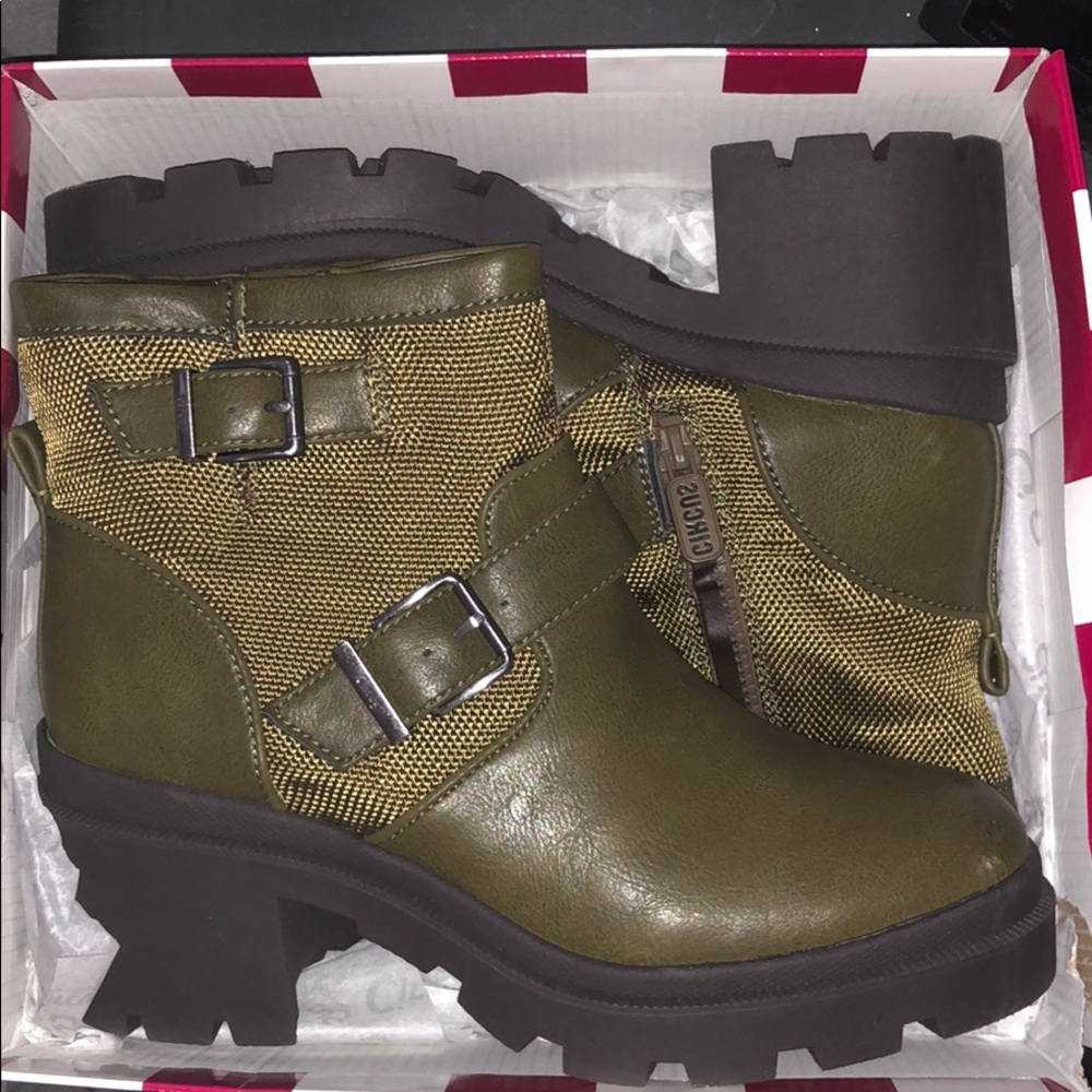 New! Circus by Sam Edelman combat/moto boots!